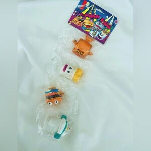 Vtg 90s Sealed McDonald’s Mcrockin Food Toys